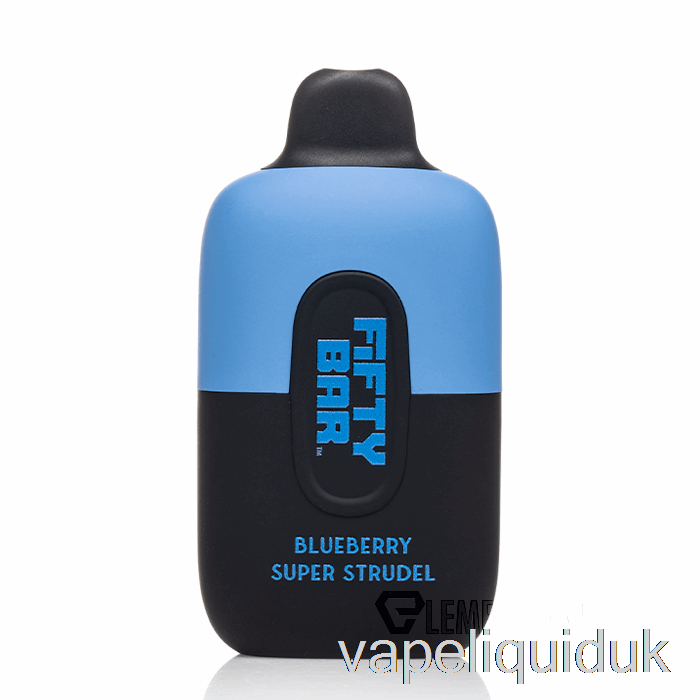 Fifty Bar 6500 Disposable Blueberry Super Strudel Vape Liquid